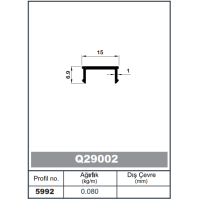 Square Railing Profile Cover for Q20218